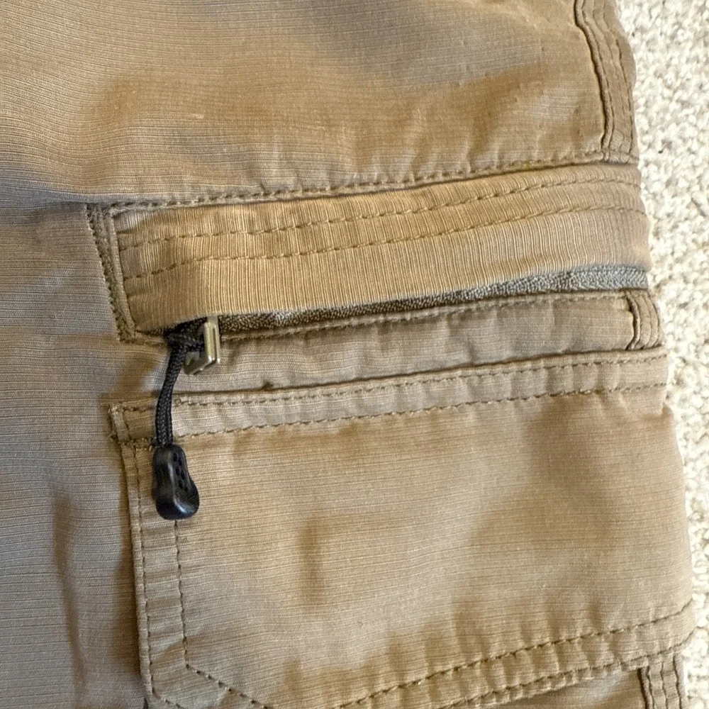 Vtg Quicksilver Waterman Collection Shorts 36 Khaki Cargo Outdoor Adventure Wear - Picture 8 of 11